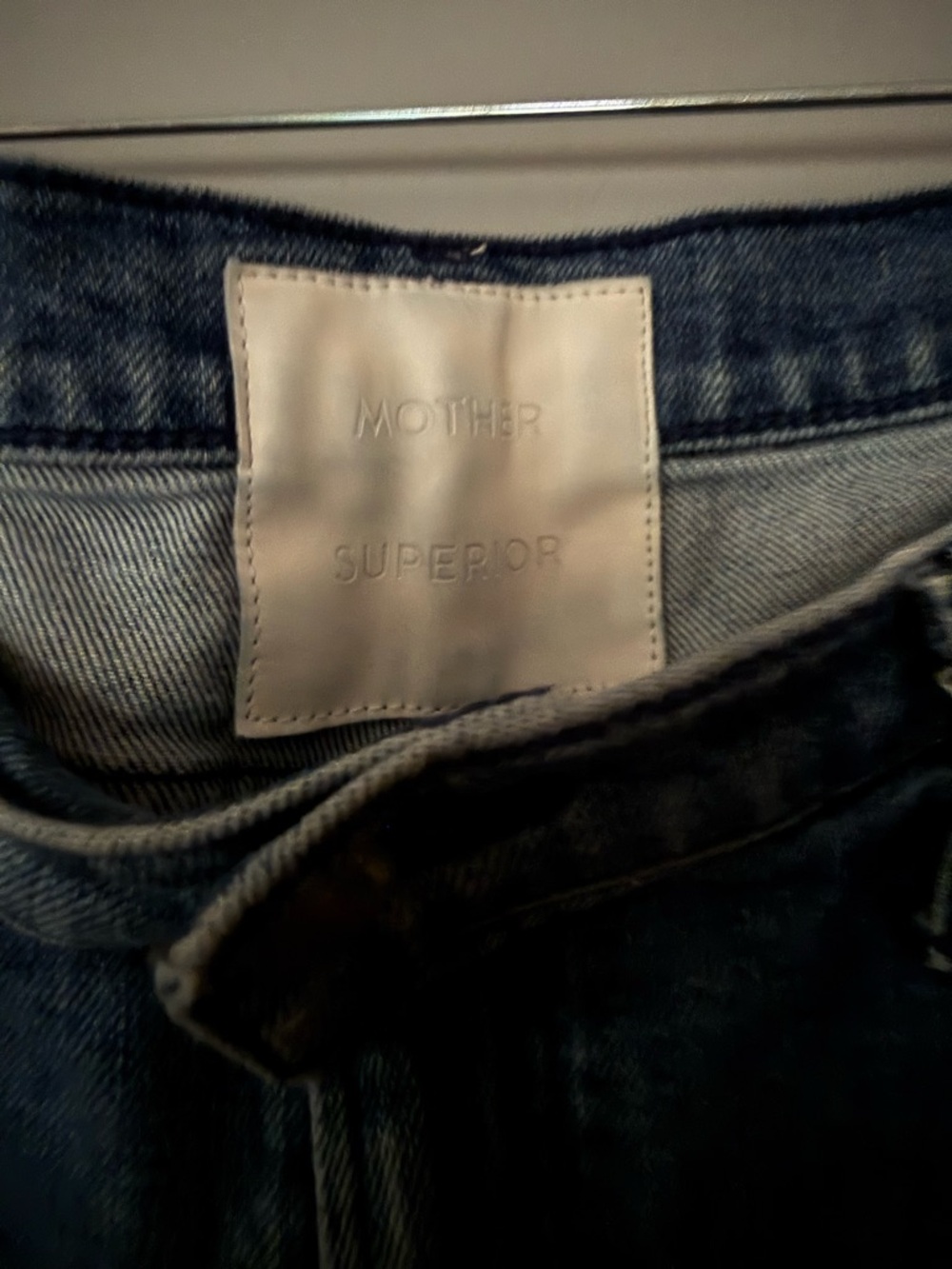 MOTHER Petite Lil Half Pipe Flood Jeans, size 33 - Picture 9 of 12